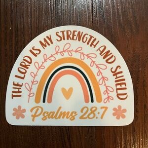 Inspirational Rainbow Religious Refrigerator Or Car Magnet